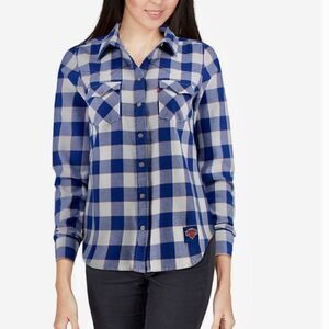Levi’s NBA New York Knicks flannel shirt. Size Med